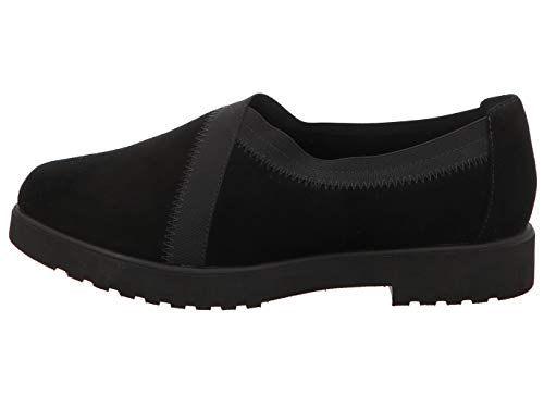 Clarks Bellevue Cedar, Mocasines Mujer, Negro (Black SDE), 37 EU