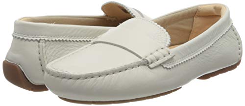 Clarks C MOCC, Mocasines Mujer, Blanco (White Leather White Leather), 40 EU