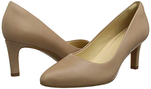 Clarks Calla Rose Zapatos de Tacón Mujer, Beige (Praline Leather), 38 EU