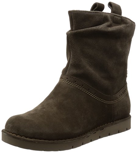 Clarks Casual Mujer Botas Un Ashburn En Ante Verde Tamaño 38
