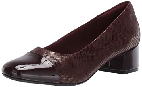 CLARKS Chartli Diva - Chaqueta de Ante para Mujer, Color Granate