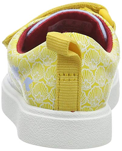 Clarks City Shell T, Zapatillas Unisex Niños, Amarillo (Yellow Interest Yellow Interest), 26 EU