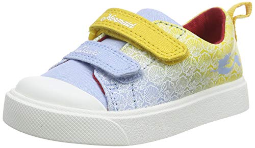 Clarks City Shell T, Zapatillas Unisex Niños, Amarillo (Yellow Interest Yellow Interest), 26 EU