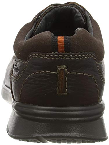 Clarks Cotrell Edge, Zapatos de Cordones Derby para Hombre, Marrón (Brown Oily), 43 EU