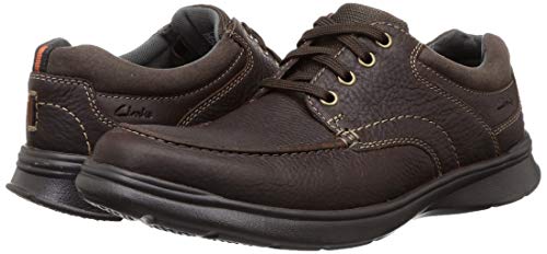 Clarks Cotrell Edge, Zapatos de Cordones Derby para Hombre, Marrón (Brown Oily), 43 EU