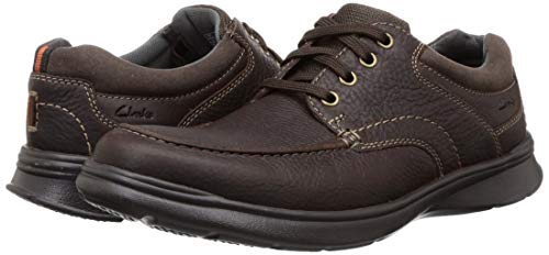 Clarks Cotrell Edge, Zapatos de Cordones Derby para Hombre, Marrón (Brown Oily), 43 EU