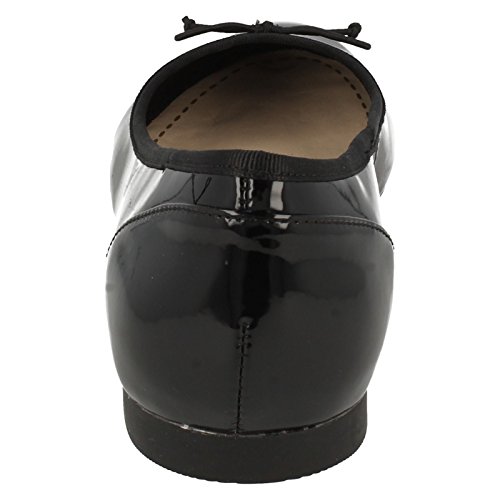 Clarks Couture Bloom, Bailarinas para Mujer, Negro (Black Patent), 42 EU
