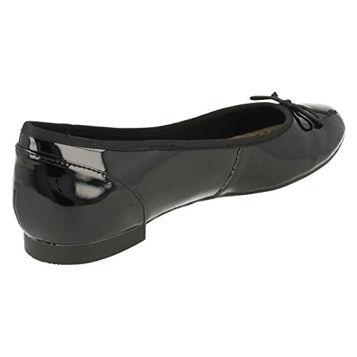 Clarks Couture Bloom, Bailarinas para Mujer, Negro (Black Patent), 43 EU