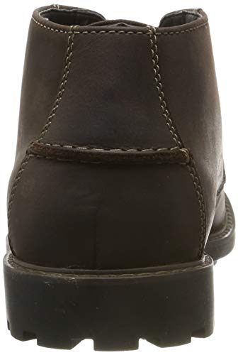 Clarks Curington Over, Botas clásicas. Hombre, Marrón Dark Brown Lea Dark Brown Lea, 43 EU