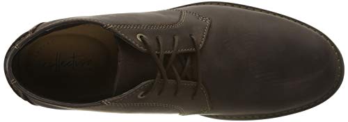 Clarks Curington Over, Botas clásicas. Hombre, Marrón Dark Brown Lea Dark Brown Lea, 43 EU