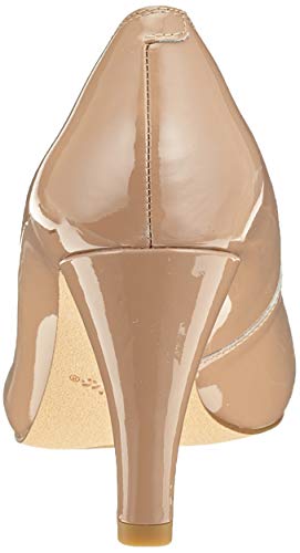 Clarks Dalia Rose, Zapatos de Tacón Mujer, Beige (Nude Patent), 39 EU