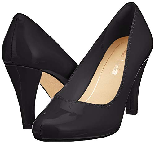 Clarks Dalia Rose, Zapatos de Tacón Mujer, Negro (Black Patent), 38 EU