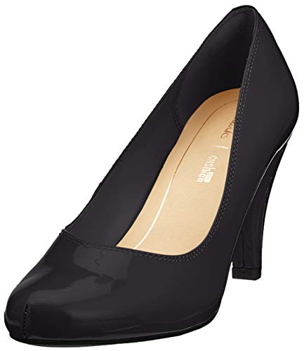 Clarks Dalia Rose, Zapatos de Tacón Mujer, Negro (Black Patent), 38 EU