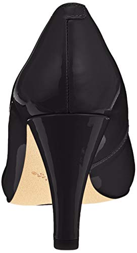 Clarks Dalia Rose, Zapatos de Tacón Mujer, Negro (Black Patent), 38 EU