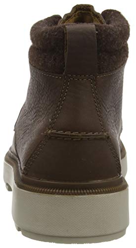 Clarks Dempsey Moc, Bota a la Altura de la Pantorrilla Hombre, Tan Tumbled, 44 EU