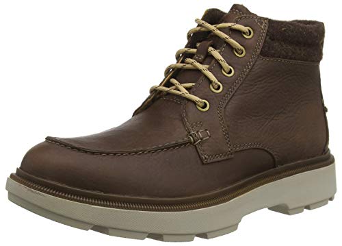 Clarks Dempsey Moc, Bota a la Altura de la Pantorrilla Hombre, Tan Tumbled, 44 EU
