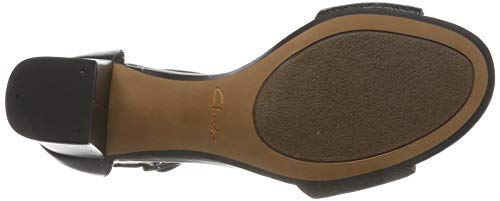 Clarks Deva Mae, Zapatos de tacón. Mujer, Color Negro, 37.5 EU