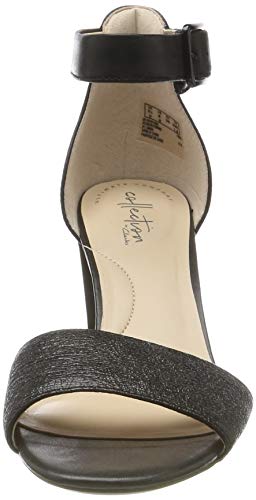 Clarks Deva Mae, Zapatos de tacón. Mujer, Color Negro, 37.5 EU