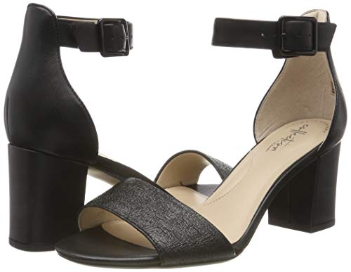 Clarks Deva Mae, Zapatos de tacón. Mujer, Color Negro, 37.5 EU