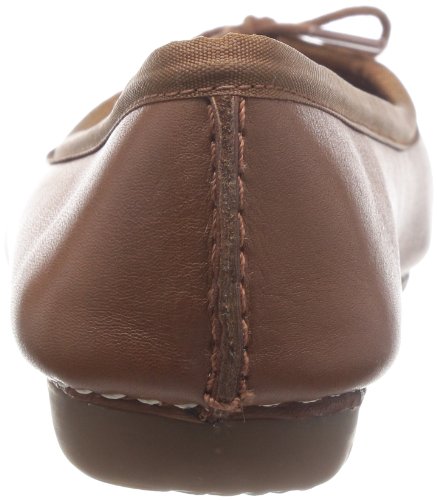Clarks Freckle Ice, Bailarinas para Mujer, Marrón (Dark TanLea), 39.5