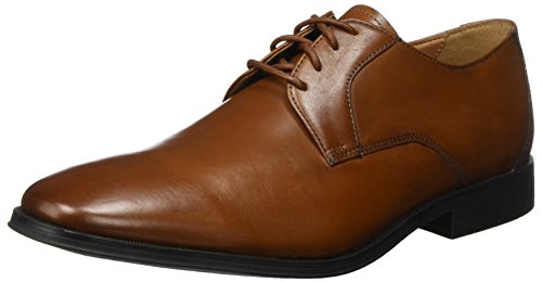 Clarks Gilman Lace, Zapatos de Cordones Derby Hombre, Marrón (Dark Tan Leather), 42.5 EU