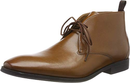 Clarks Gilman Mid_Klassische Stiefel, Botas clásicas. Hombre, Braun Dark Tan Lea, 43 EU