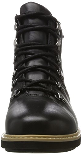 Clarks Glickasha GTX, Botas Mujer, Negro (Black Leather), 39 EU