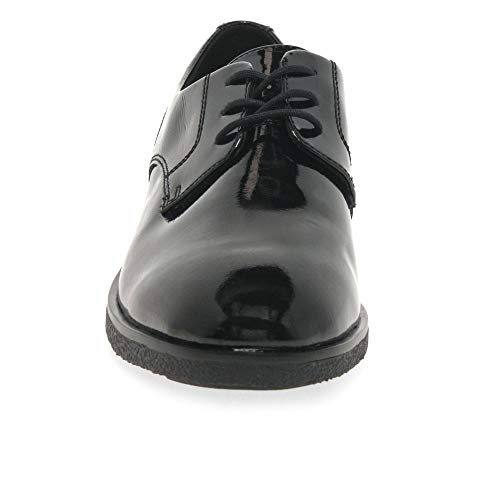 Clarks Griffin Lane, Zapatos de Cordones Derby Mujer, Negro (Black Pat Black Pat), 41 EU