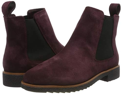 Clarks Griffin Plaza, Botas Chelsea Mujer, Braun Burgundy Suede, 39.5 EU