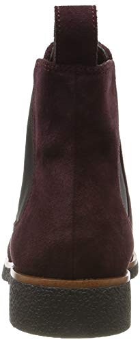 Clarks Griffin Plaza, Botas Chelsea Mujer, Braun Burgundy Suede, 39.5 EU
