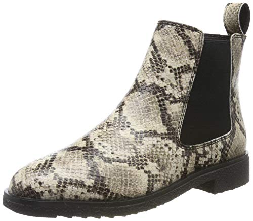 Clarks Griffin Plaza, Botas Chelsea Mujer, Gris Pardo de Serpiente, 37.5 EU