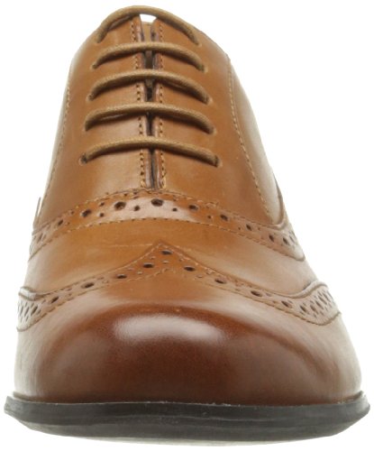 Clarks Hamble Oak - Zapatos de Cordones de cuero Mujer, Dark Tan Leather, 39