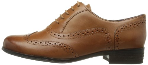 Clarks Hamble Oak - Zapatos de Cordones de cuero Mujer, Dark Tan Leather, 39