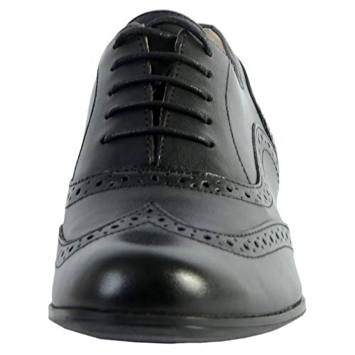 Clarks Hamble Oak, Zapatos de Cordones Derby Mujer, Negro (Black Leather), 39 EU