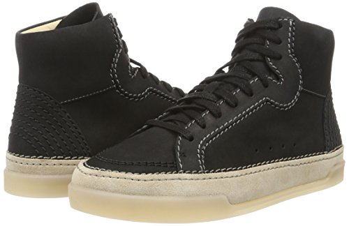 Clarks Hidi Haze, Zapatillas Altas Mujer, Negro (Black Nubuck), 40 EU