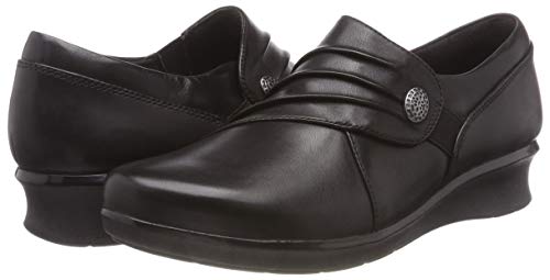 Clarks Hope Roxanne, Mocasines para Mujer, Negro (Black), 38 EU