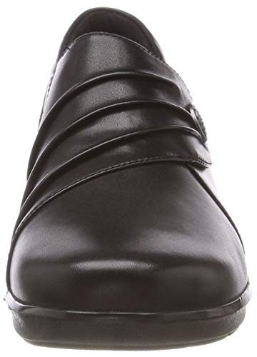 Clarks Hope Roxanne, Mocasines para Mujer, Negro (Black), 38 EU