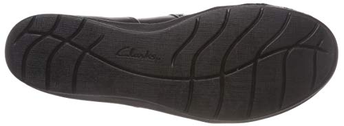 Clarks Hope Roxanne, Mocasines para Mujer, Negro (Black), 38 EU