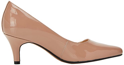 Clarks Isidora Faye, Zapatos de Tacón para Mujer, Beige (Nude Patent -), 39 EU