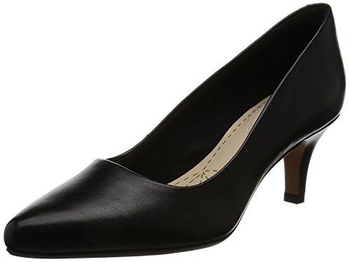 Clarks Isidora Faye, Zapatos de Tacón para Mujer, Negro (Black Leather-), 41 EU