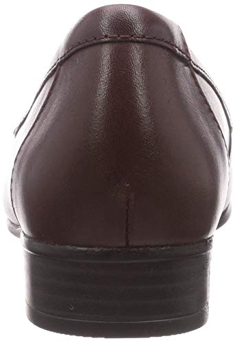 Clarks Juliet Coast, Mocasín Penny Mujer, borgoña, 42 EU