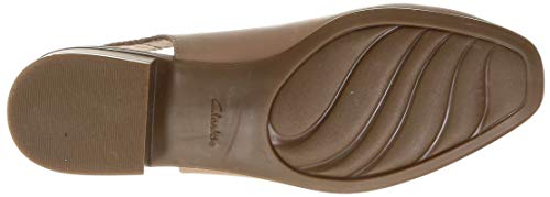 Clarks Juliet Monte, Sandalias con Correa de Tobillo Mujer, Praline de Piel de Color Rosa, 37 EU