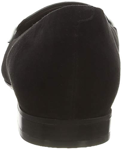Clarks Laina15 Loafer, Mocasines Mujer, Negro (Animal Print Animal Print), 38 EU