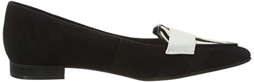 Clarks Laina15 Loafer, Mocasines Mujer, Negro (Animal Print Animal Print), 38 EU