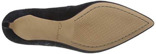 Clarks Laina55 Court, Zapatos de Tacón Mujer, Negro (Black SDE Black SDE), 39 EU