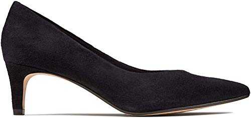 Clarks Laina55 Court, Zapatos de Tacón Mujer, Negro (Black SDE Black SDE), 39 EU