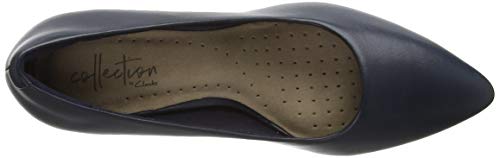 Clarks Linvale Jerica, Zapatos de Tacón Mujer, Azul (Navy Leather), 39.5 EU