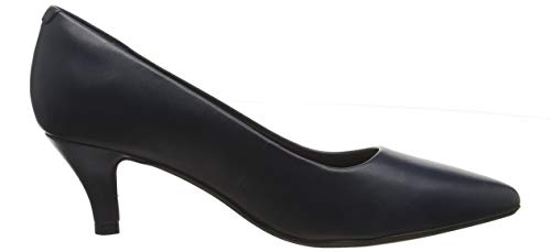 Clarks Linvale Jerica, Zapatos de Tacón Mujer, Azul (Navy Leather), 39.5 EU