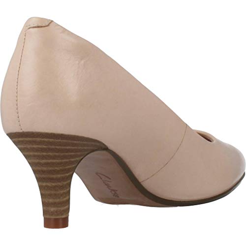 Clarks Linvale Jerica Zapatos de Tacón Mujer, Rosa (Blush Leather), 37 EU (4 UK)