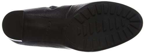 Clarks Londonrain GTX, Botas Mujer, Negro (Black Leather), 39 EU